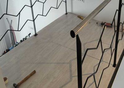 Baranda artística hierro y acero inoxidable tallermetalico.com