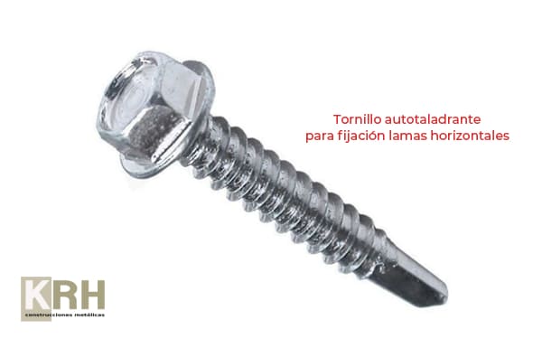 autotaladro Fotografía de tornillo diámetro 6 autotaladrante de plancha acero